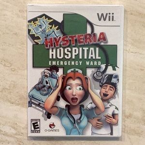 Hysteria Hospital Emergency Ward Nintendo Wii Game Brand New Factory Sealed